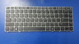 Tastatura laptop noua HP Elitebook Folio 9470m Silver Frame Black (Without point stick, OEM) US