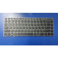 Tastatura laptop noua HP Elitebook Folio 9470m Silver Frame Black (Without point stick, OEM) US