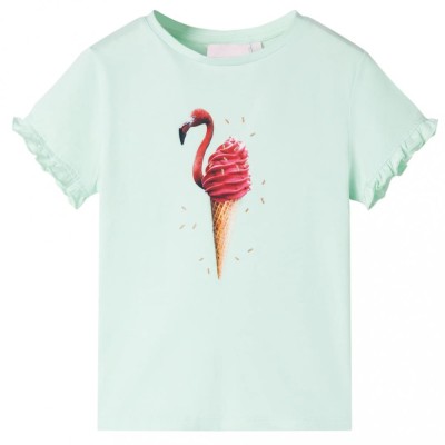 Tricou pentru copii, verde mentă deschis, 140 foto