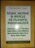 Studii, metode şi ipoteze de filosofie personalistă