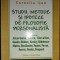 Studii, metode şi ipoteze de filosofie personalistă