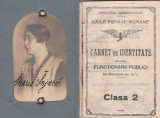 1927-1930 Carnet de identitate CFR pentru functionari publici, Romania 1900 - 1950, Documente
