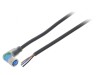 Cablu de Conectare M8 3 PIN 10m Unghiular 4A -40&divide;80&deg;C