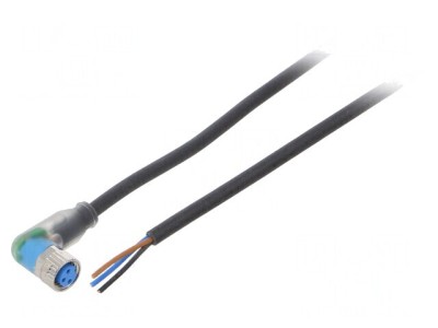 Cablu de Conectare M8 3 PIN 10m Unghiular 4A -40&amp;divide;80&amp;deg;C foto