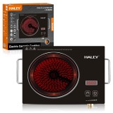 Plita cu Inductie HALEY 3500W, Geam Cristal Negru, Timer, Control Tactil, Oprire Automata