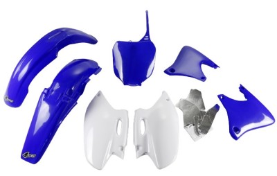 Kit plastice Yamaha YZF 426 2000-2002 (alb-albastru) foto