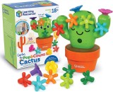 Joc educativ de potrivire cu numere si culori Cactusul Carlos