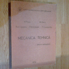 a8 Mecanica tehnica - pentru subingineri - N. Mosu , Gh. Deliu