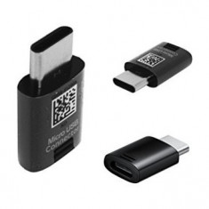 ADAPTOR USB TYPE-C - MICRO USB SAMSUNG GH98-40218A ORIGINAL NEGRU