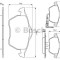 Set placute frana,frana disc AUDI TT (8N3) (1998 - 2006) BOSCH 0 986 494 018