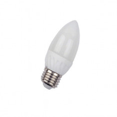 Bec Bl Led Lumanare E27, model C35, 3W=25W, 2700K, lumina calda