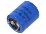 Condensator electrolitic VISHAY 1000uF 63V SNAP-IN &Oslash;22x25mm