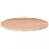 Blat de masă rotund, &Oslash;30x1,5 cm, lemn masiv stejar netratat