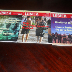 Revista Lumea 3 numere din 2013-nr. 1,3 si 6