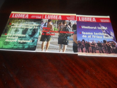 Revista Lumea 3 numere din 2013-nr. 1,3 si 6 foto