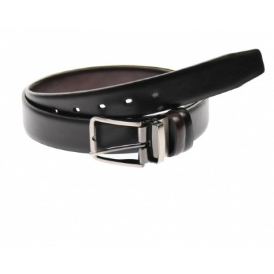 Curea barbati eleganta, din piele naturala maro 3.5 cm - DR1210NM foto