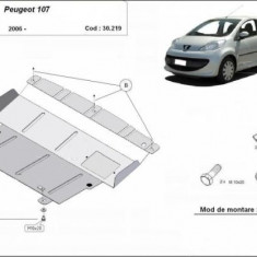 Scut motor metalic Peugeot 107 2005-2014