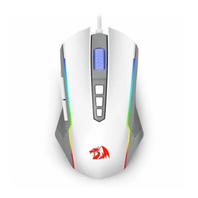 Mouse Redragon Ranger Basic alb iluminare RGB foto