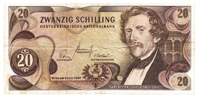 Austria 20 Schilling 1967 Seria 101735