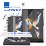 Set 2 folii de protectie WhiteBej All-In-One pentru Samsung Galaxy Z Fold 5 Transparent