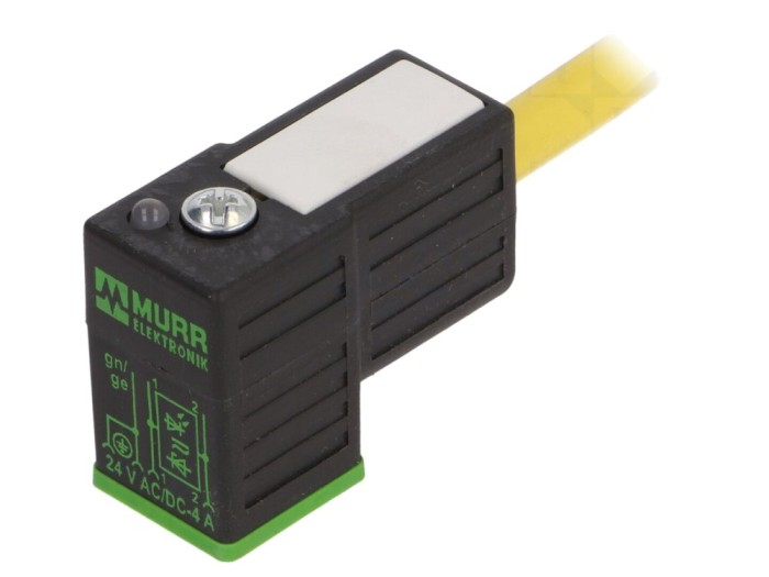 Conector pentru supape mamă 8mm 24VDC