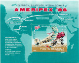 Colita Expozitia Filatelica Internationala &quot;Ameripex &#039;86&quot;, 1986 - NEOBLITERATA