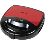 Sandwich maker Heinner Garnet 750 SM-K750BKRX, 750 W, 2 sandwich-uri, Negru/Rosu