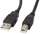 Cumpara ieftin Lanberg CA, USBA, 10CC, 0030, BK , Cablu USB 2.0 USB, A , USB, B, 3m, conectori aurii, 480 Mbps, negru