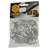 Vorel 70330 - Nituri pop cu cap bombat 3.2x9.6 mm 50 bucati