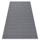 Covor CASA ECO SISAL Boho Ochi 22075 negru / gri, covor reciclat, 192x290 cm