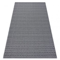 Covor CASA ECO SISAL Boho Ochi 22075 negru / gri, covor reciclat, 192x290 cm