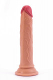 Cumpara ieftin Dildo Realistic Din Silicon Dublu-Stratificat, Natural, 17.7 cm, Lovetoy