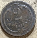 MNDSTR AUT21 Austro-Ungaria 2 hellar 1911