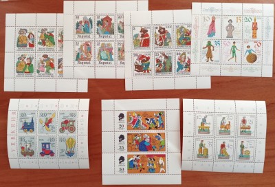 GERMANIA-DDR-&amp;#039;&amp;#039;POVESTI SI BASME pt COPII&amp;#039;-7 BLOCURI-MNH nestamp. foto