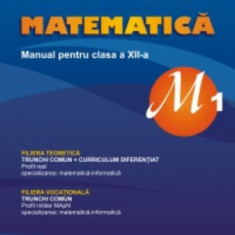 Matematica M1 - Manual pentru clasa a XII-a | Marius Burtea, Georgeta Burtea