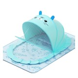 Husa anti-tantari, flippy, pliabila, protectie 360 grade, parasolar, 0-1 an, 60 x 55 x 5 cm, albastru