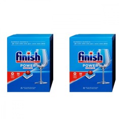 Set 2 x Detergent Capsule pentru Masina de Spalat Vase Finish Power Essential, 86 Tablete foto