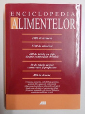 ENCICLOPEDIA ALIMENTELOR , 2500 DE TERMENI , 1700 DE ALIMENTE , 400 DE TABELE CU DATE DESPRE COMPOZITIA CHIMICA , 30 DE TABELE DESPRE CONSERVARE SI PR foto