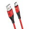 Cablu Date &amp; Incarcare Fast Charging Magnetic Tip C 3A (Rosu) Hoco U93