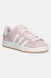 adidas Originals sneakers din piele &icirc;ntoarsă Campus 00S culoarea roz, JQ5751