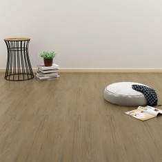 vidaXL Plăci autoadezive pardoseală maro natural PVC 4,46 m&sup2; 3 mm