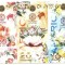 !!! X X RARR : COLUMBIA , CLUB DE LA MONEDA MEDELLIN - FLORA LUMII 10 + 20 + 50 DRAGONES 2020 - UNC / SINGURUL SET DISPONIBIL PE NET
