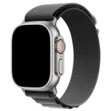 Curea smartwatch, THD, Alpine Loop, pentru Apple Watch Ultra2 49 mm, Apple Watch 46 mm seria 10, marime universala, catarama gri, Gri Ciment