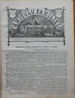 Ziarul Amiculu familiei , an 4 , nr. 43 , Gherla , 1880 foto
