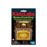 Cufarul misterios puzzle, Mystery Puzzle Chest, KidzLabs Mini, 4M
