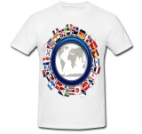 Cumpara ieftin Tricou &quot; Country flag in circle &quot;