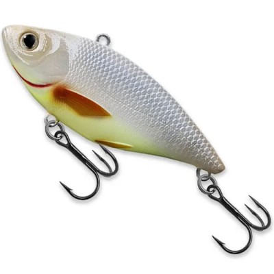 Vobler Live Target Golden Shiner Rattlebait, Glow / White, 7.0cm, 14.0g foto