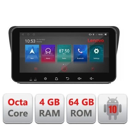 Navigatie Skoda Octavia 3 I-279 4+64 ecran 10.33&quot; Android Waze USB Navigatie Internet Youtube Radio CarStore Technology