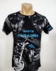 Tricou bărbătesc imprimeu motor - XL
