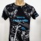 Tricou bărbătesc imprimeu motor - XL